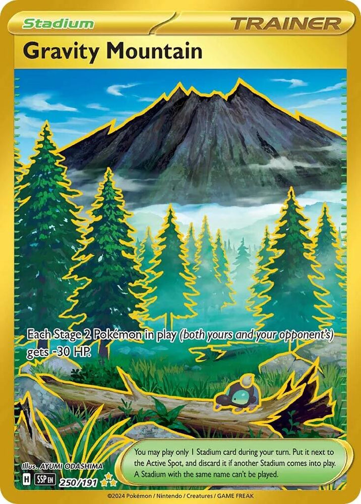 Pokemon | Gravity Mountain (250/191) [Scarlet & Violet: Surging Sparks] | The Nerd Merchant