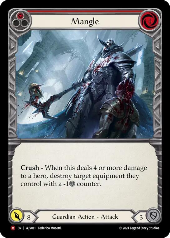 Flesh and Blood TCG | Mangle [AJC011] (Armory Deck: Jarl Vetreidi) | The Nerd Merchant