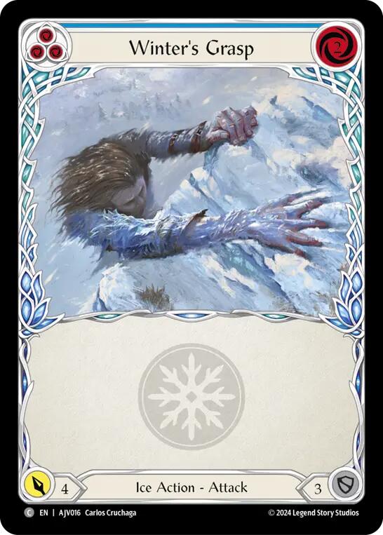 Flesh and Blood TCG | Winter's Grasp (Blue) [AJV016] (Armory Deck: Jarl Vetreidi) | The Nerd Merchant