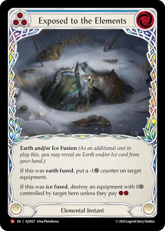 Flesh and Blood TCG | Exposed to the Elements [AJV027] (Armory Deck: Jarl Vetreidi) | The Nerd Merchant