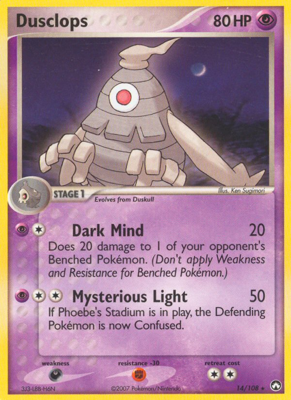 Pokemon | Dusclops (14/108) [EX: Power Keepers] | The Nerd Merchant