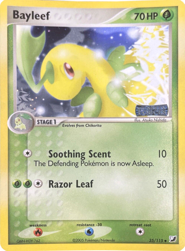 Pokemon | Bayleef (35/115) (Stamped) [EX: Unseen Forces] | The Nerd Merchant