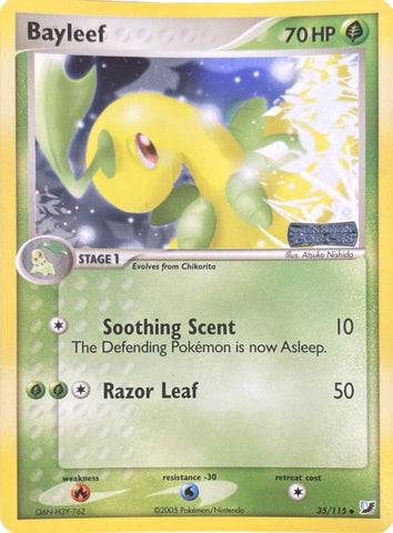 Pokemon | Bayleef (35/115) (Stamped) [EX: Unseen Forces] | The Nerd Merchant