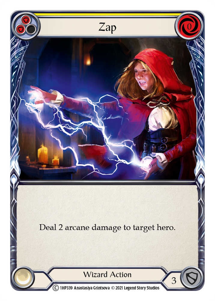 Flesh and Blood TCG | Zap (Yellow) [1HP339] (History Pack 1) | The Nerd Merchant