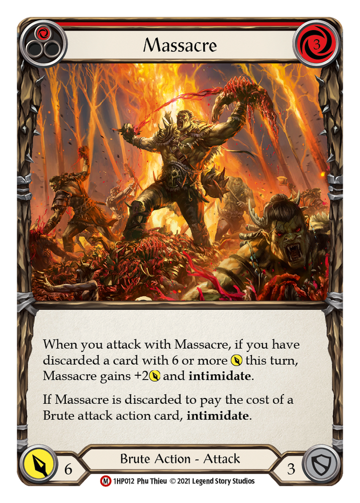 Flesh and Blood TCG | Massacre [1HP012] (History Pack 1) | The Nerd Merchant
