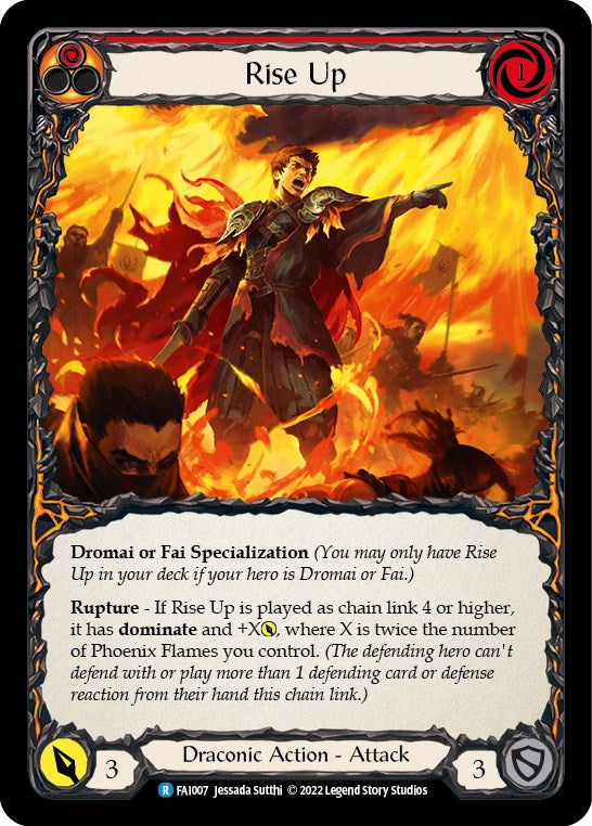 Flesh and Blood TCG | Rise Up [FAI007] (Uprising Fai Blitz Deck) | The Nerd Merchant