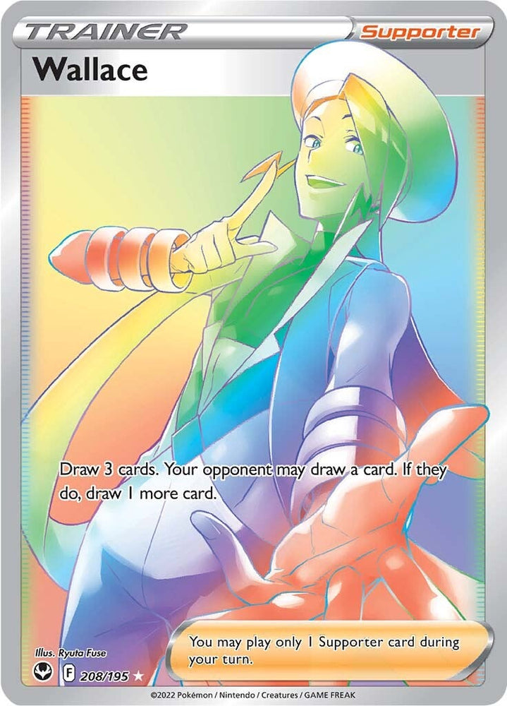 Pokemon | Wallace (208/195) [Sword & Shield: Silver Tempest] | The Nerd Merchant