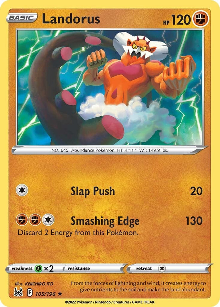 Pokemon | Landorus (105/196) [Sword & Shield: Lost Origin] | The Nerd Merchant