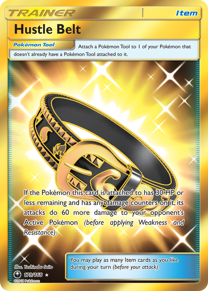 Pokemon | Hustle Belt (179/168) [Sun & Moon: Celestial Storm] | The Nerd Merchant