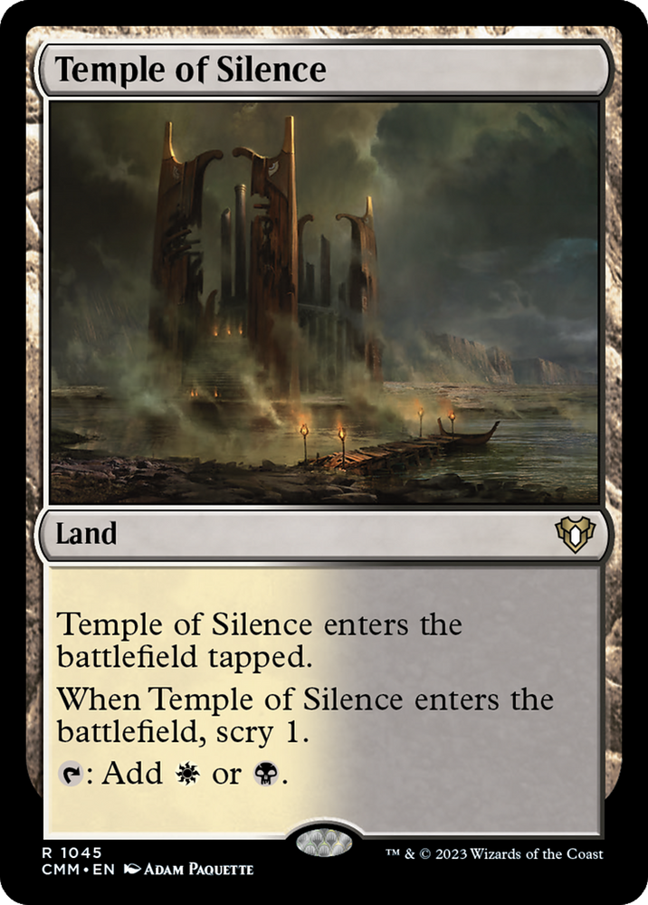 Magic | Temple of Silence [Commander Masters] | The Nerd Merchant