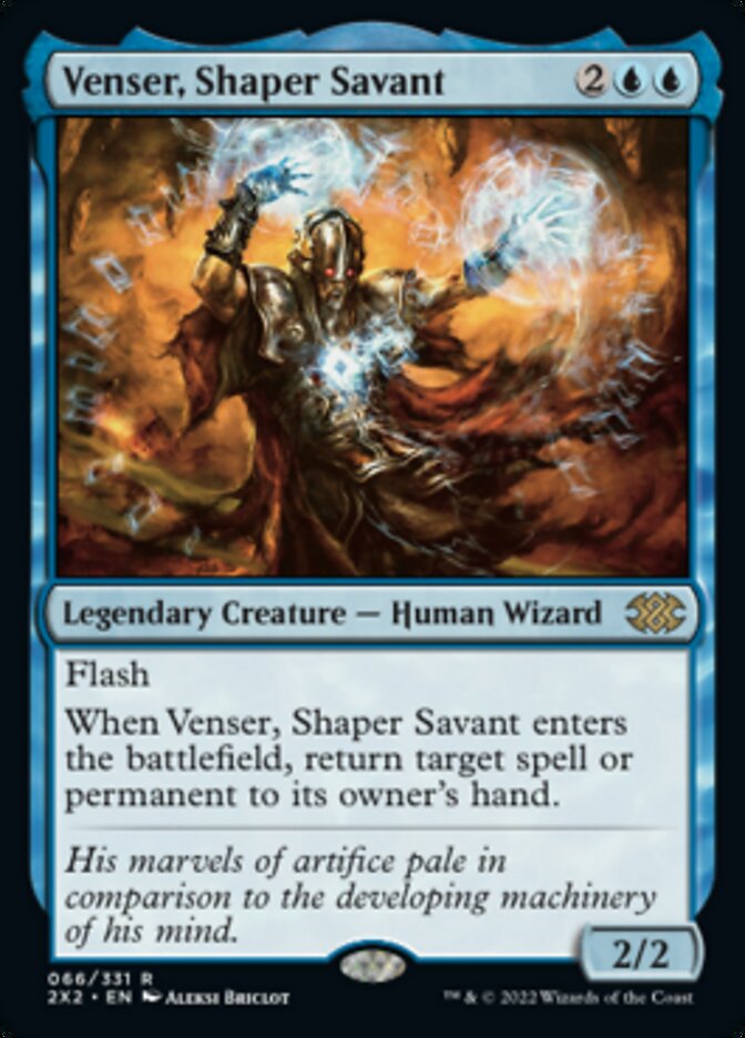 Magic | Venser, Shaper Savant [Double Masters 2022] | The Nerd Merchant