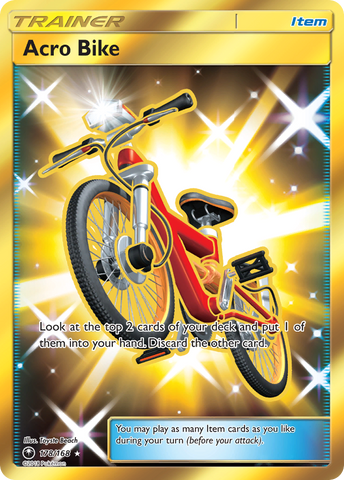 Pokemon | Acro Bike (178/168) [Sun & Moon: Celestial Storm] | The Nerd Merchant