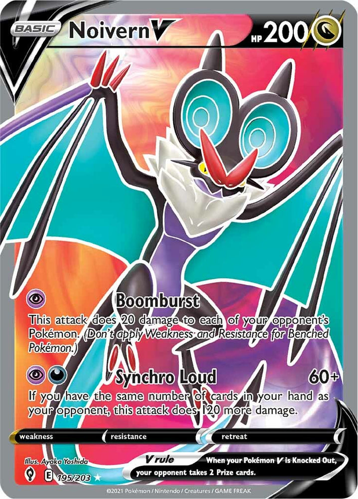 Pokemon | Noivern V (195/203) [Sword & Shield: Evolving Skies] | The Nerd Merchant