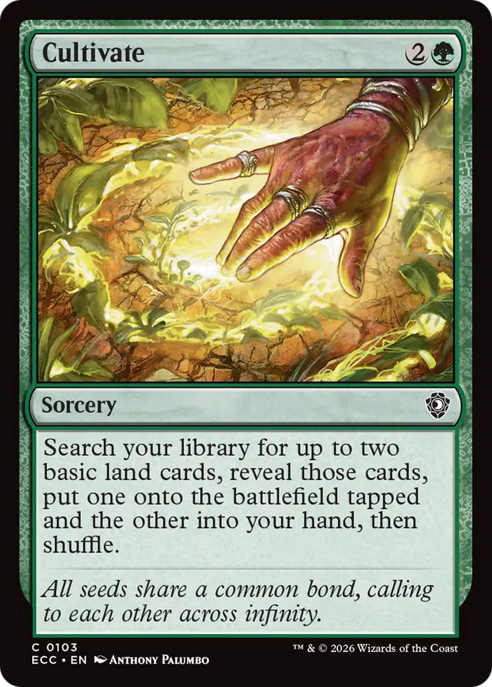 Magic | Cultivate [Lorwyn Eclipsed Commander] | The Nerd Merchant