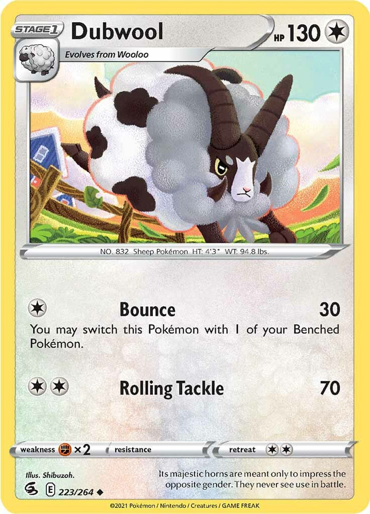 Pokemon | Dubwool (223/264) [Sword & Shield: Fusion Strike] | The Nerd Merchant