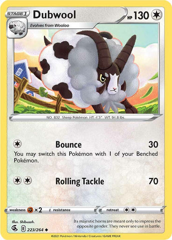 Pokemon | Dubwool (223/264) [Sword & Shield: Fusion Strike] | The Nerd Merchant