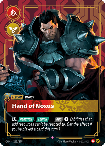 Hand of Noxus (Foil) - Origins #253