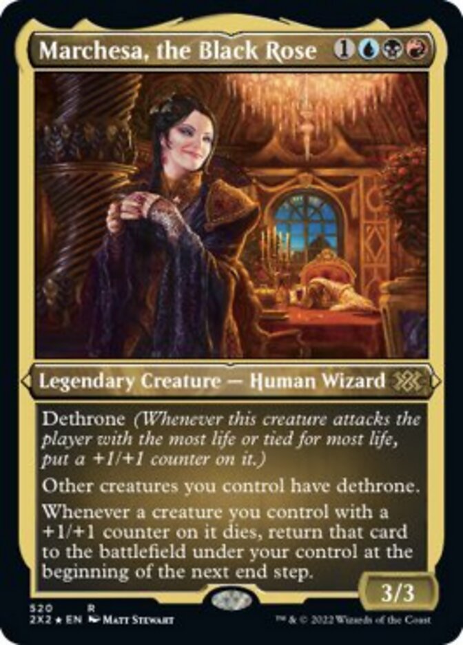 Magic | Marchesa, the Black Rose (Foil Etched) [Double Masters 2022] | The Nerd Merchant