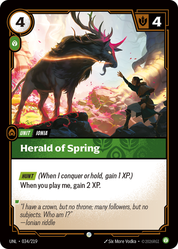 Herald of Spring - Unleashed (034/219)