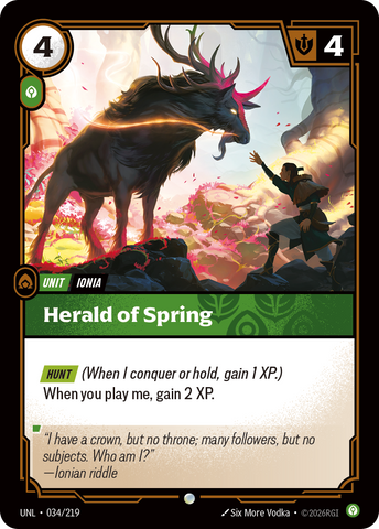 Herald of Spring - Unleashed (034/219)