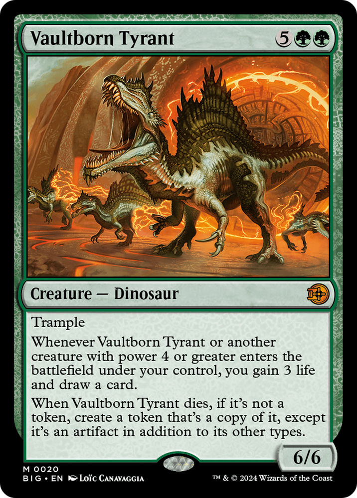 Magic | Vaultborn Tyrant [Outlaws of Thunder Junction: The Big Score] | The Nerd Merchant