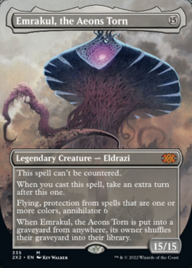 Magic | Emrakul, the Aeons Torn (Borderless Alternate Art) [Double Masters 2022] | The Nerd Merchant