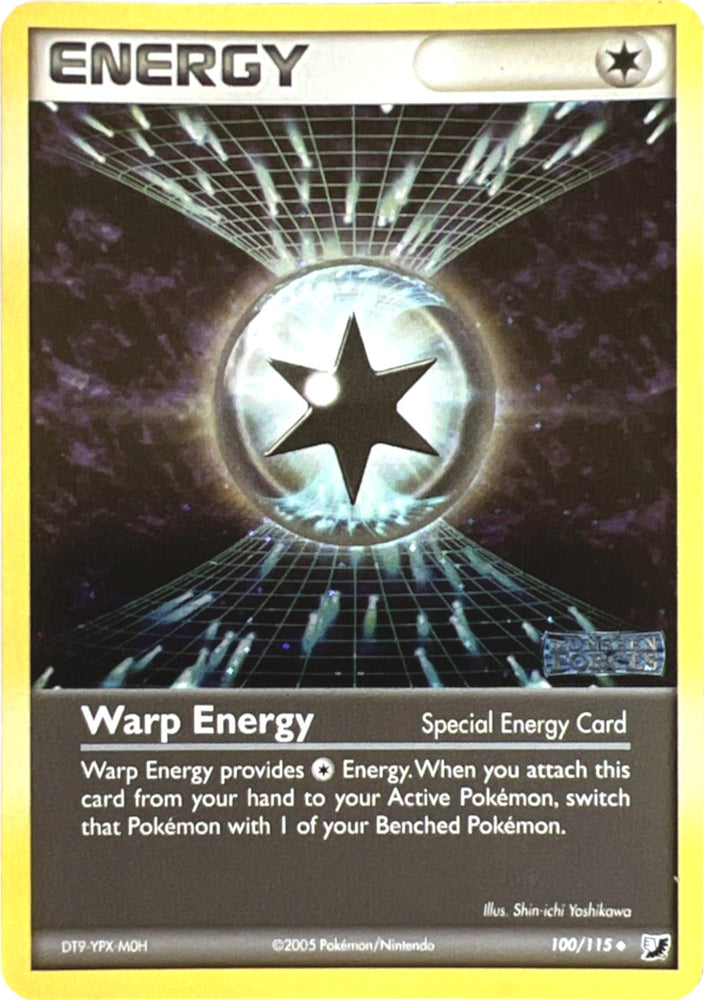 Pokemon | Warp Energy (100/115) (Stamped) [EX: Unseen Forces] | The Nerd Merchant
