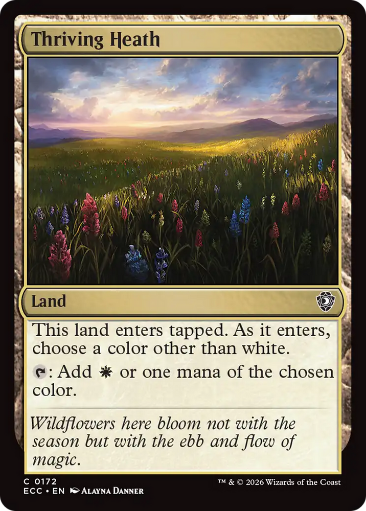 Magic | Thriving Heath [Lorwyn Eclipsed Commander] | The Nerd Merchant