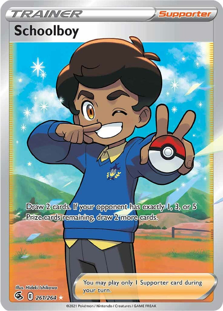Pokemon | Schoolboy (261/264) [Sword & Shield: Fusion Strike] | The Nerd Merchant