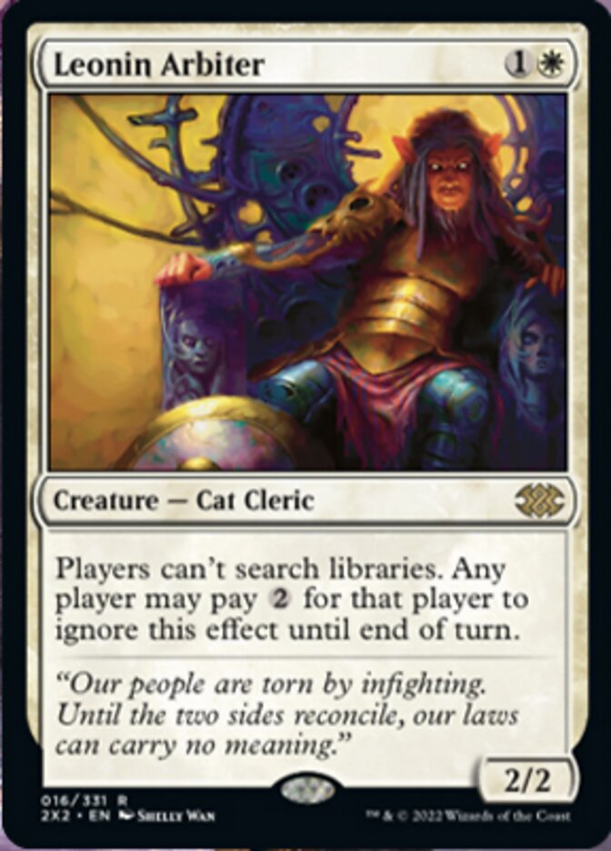 Magic | Leonin Arbiter [Double Masters 2022] | The Nerd Merchant