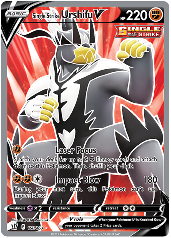 Pokemon | Single Strike Urshifu V (150/163) [Sword & Shield: Battle Styles] | The Nerd Merchant