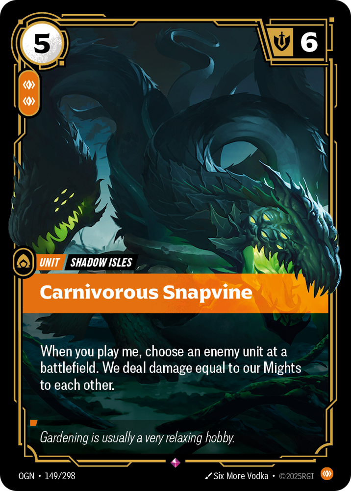 Carnivorous Snapvine (Foil) - Origins #149