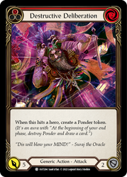 Flesh and Blood TCG | Destructive Deliberation (Red) [OUT204] (Outsiders) | The Nerd Merchant