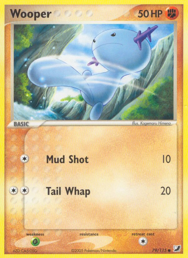 Pokemon | Wooper (79/115) [EX: Unseen Forces] | The Nerd Merchant