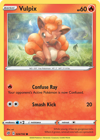 Pokemon | Vulpix (024/192) [Sword & Shield: Rebel Clash] | The Nerd Merchant