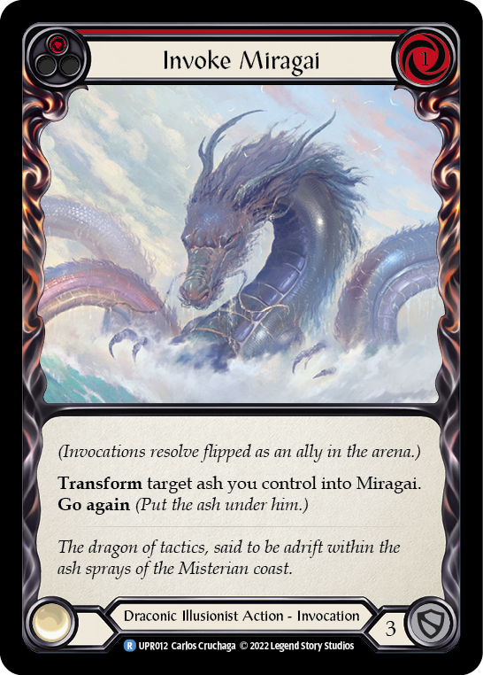 Flesh and Blood TCG | Invoke Miragai // Miragai [UPR012] (Uprising) | The Nerd Merchant