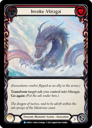 Flesh and Blood TCG | Invoke Miragai // Miragai [UPR012] (Uprising) | The Nerd Merchant