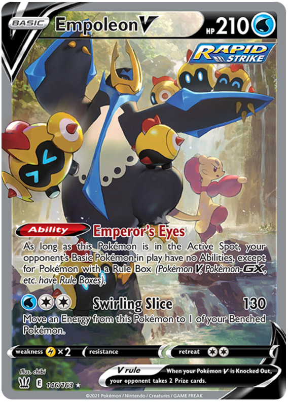 Pokemon | Empoleon V (146/163) [Sword & Shield: Battle Styles] | The Nerd Merchant