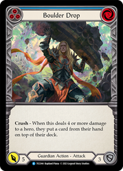 Flesh and Blood TCG | Boulder Drop (Blue) [TCC044] (Round the Table: TCC x LSS) | The Nerd Merchant