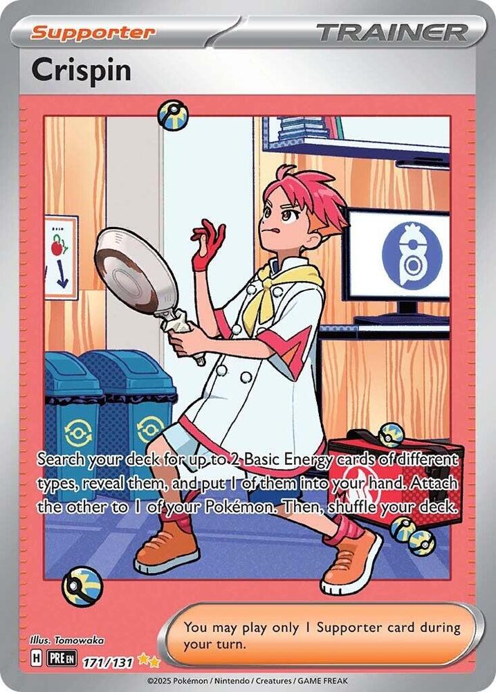 Pokemon | Crispin (171/131) [Scarlet & Violet: Prismatic Evolutions] | The Nerd Merchant