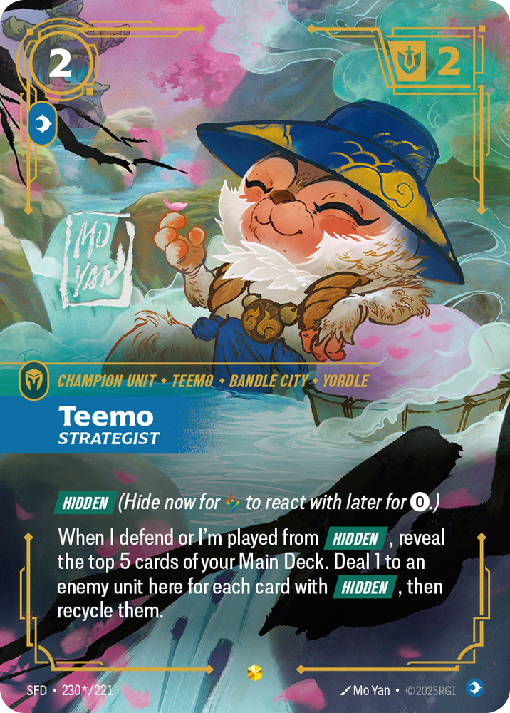 Teemo, Strategist (Foil) - Spiritforged #230