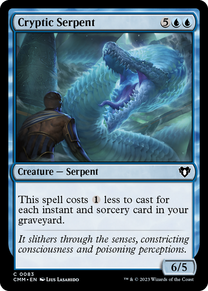 Magic | Cryptic Serpent [Commander Masters] | The Nerd Merchant