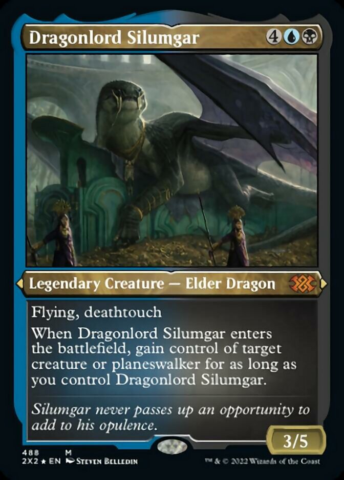 Magic | Dragonlord Silumgar (Foil Etched) [Double Masters 2022] | The Nerd Merchant