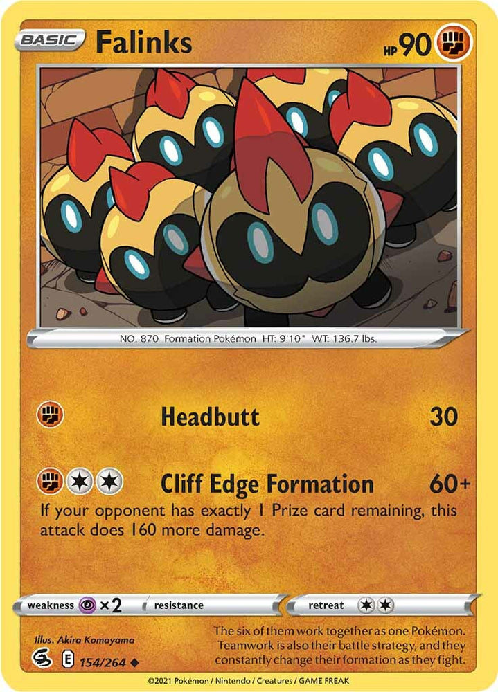 Pokemon | Falinks (154/264) [Sword & Shield: Fusion Strike] | The Nerd Merchant