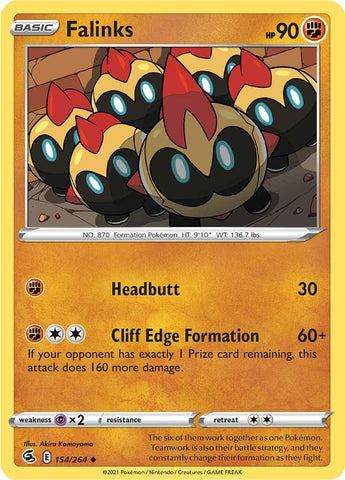 Pokemon | Falinks (154/264) [Sword & Shield: Fusion Strike] | The Nerd Merchant