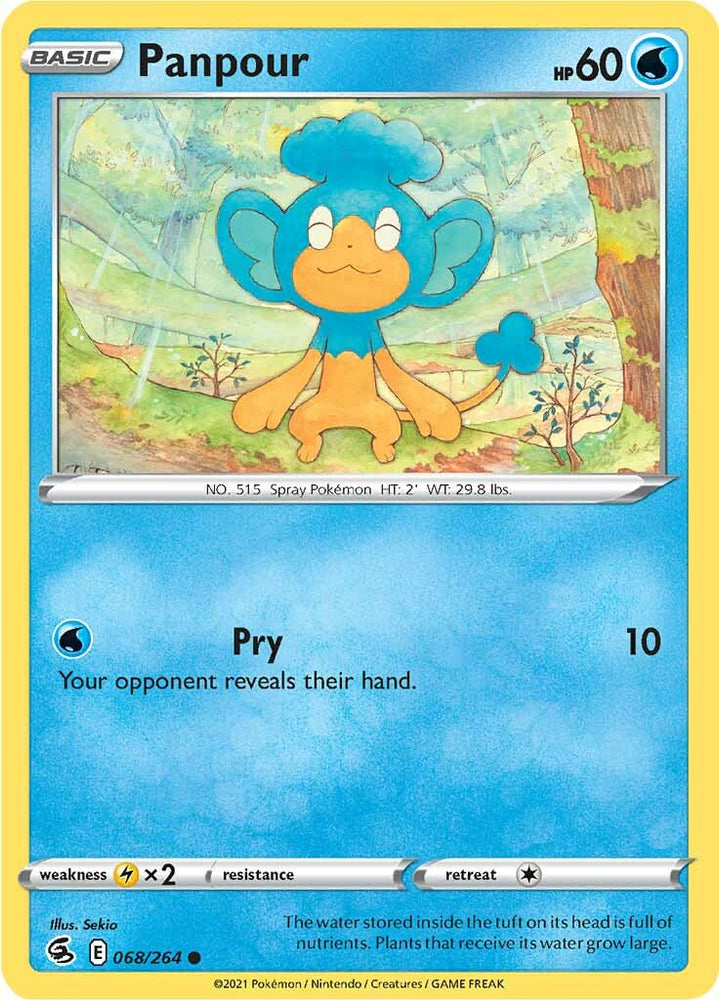 Pokemon | Panpour (068/264) [Sword & Shield: Fusion Strike] | The Nerd Merchant