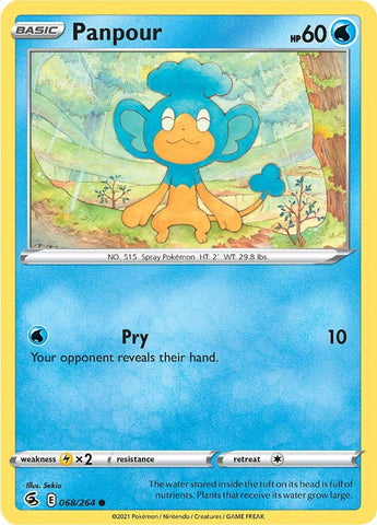 Pokemon | Panpour (068/264) [Sword & Shield: Fusion Strike] | The Nerd Merchant