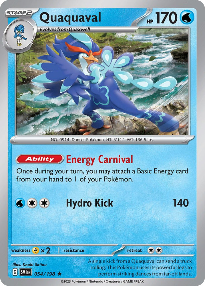 Pokemon | Quaquaval (054/198) (Theme Deck Exclusive) [Scarlet & Violet: Base Set] | The Nerd Merchant