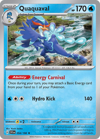Pokemon | Quaquaval (054/198) (Theme Deck Exclusive) [Scarlet & Violet: Base Set] | The Nerd Merchant
