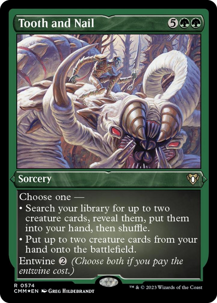 Magic | Tooth and Nail (Foil Etched) [Commander Masters] | The Nerd Merchant